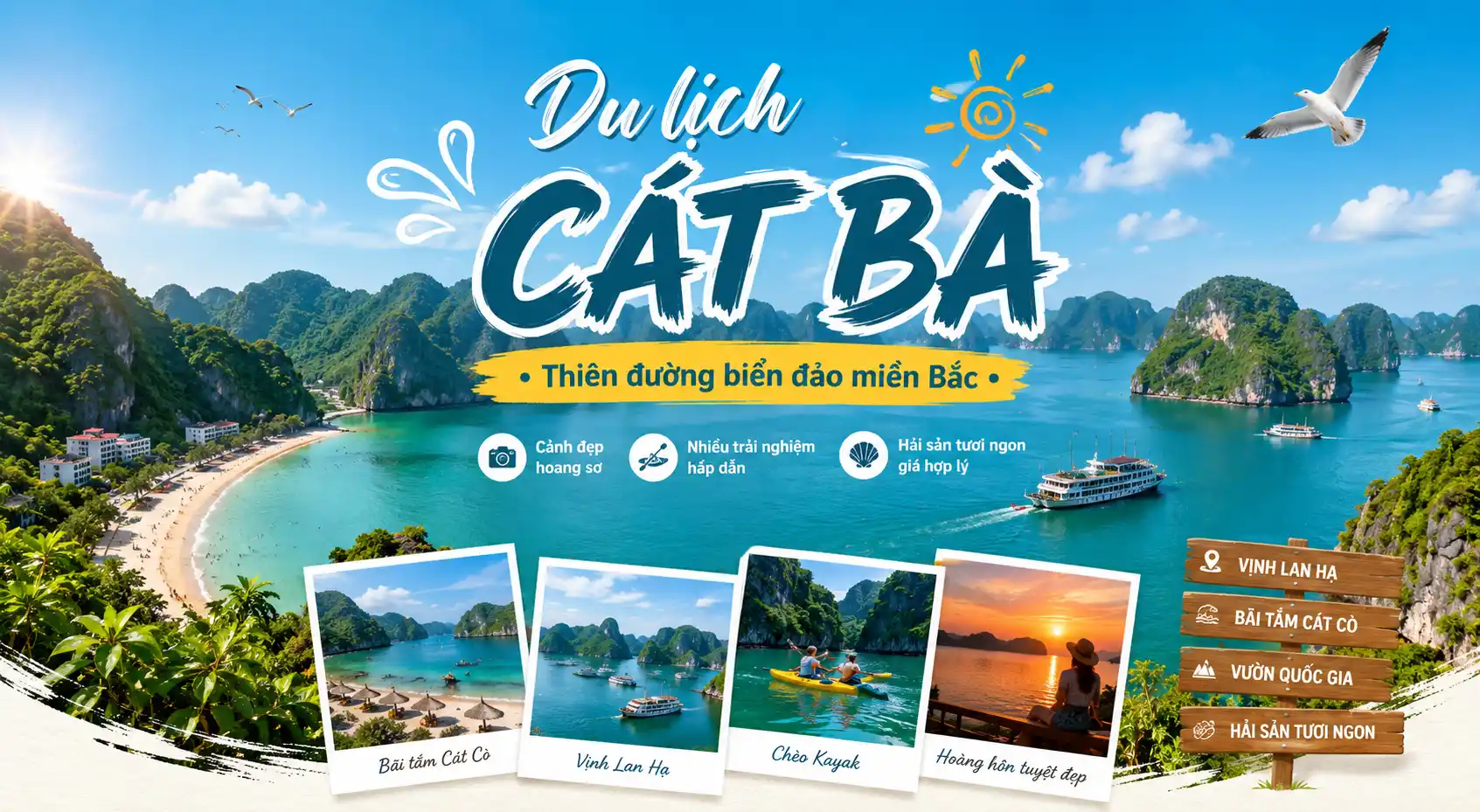 Du lịch Cát Bà có gì hấp dẫn? Cẩm nang cho chuyến đi trọn vẹn